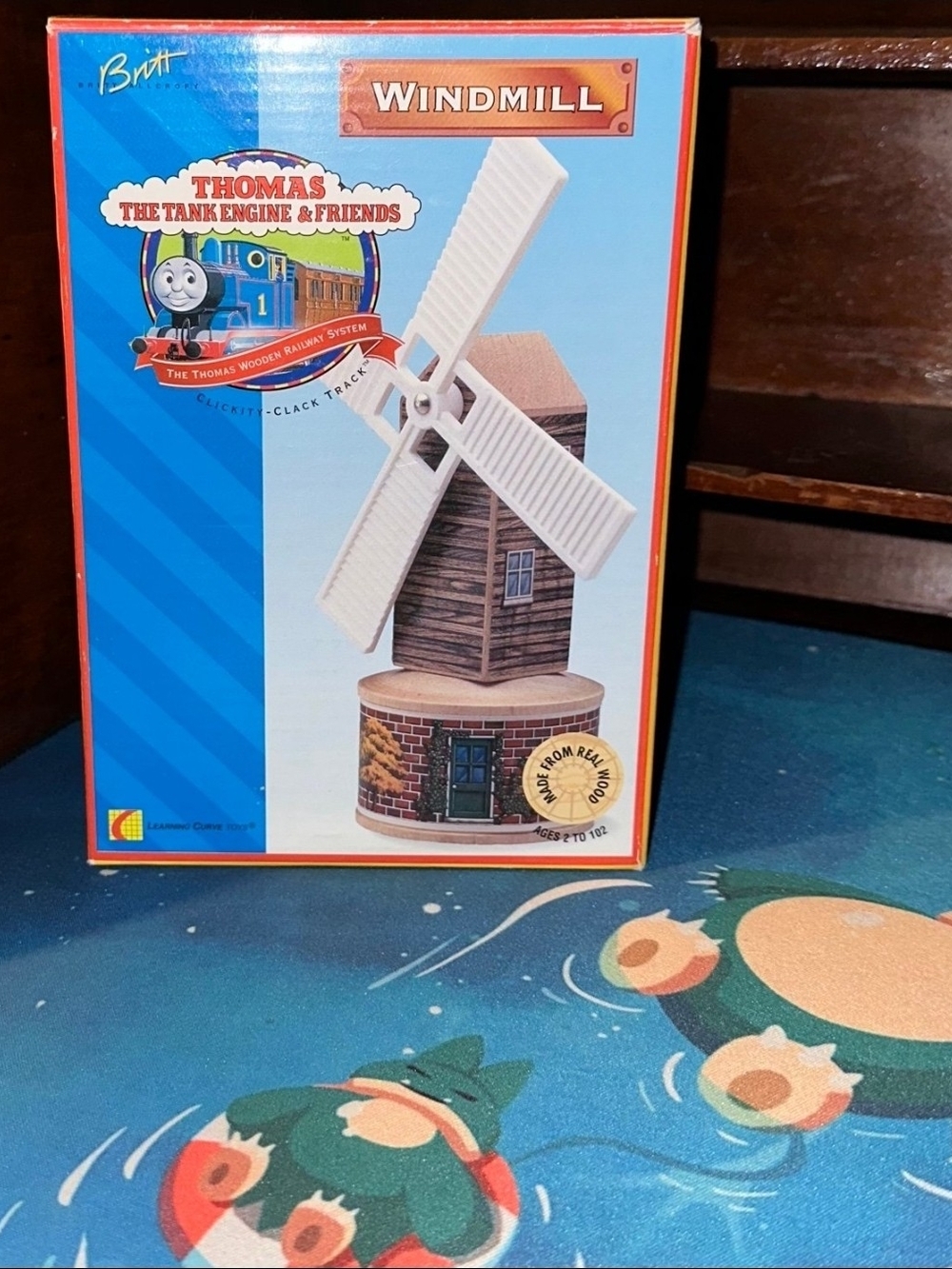 Thomas & Friends Learning Curve - 1996 Wooden Railway WINDMILL Tower BRAND NEW!!
